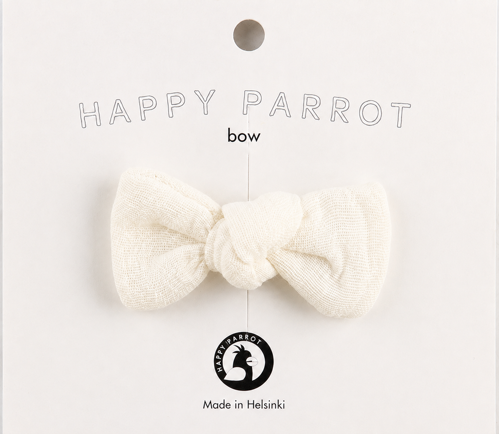 Luomumusliinirusetti hiuksiin | Happy Parrot