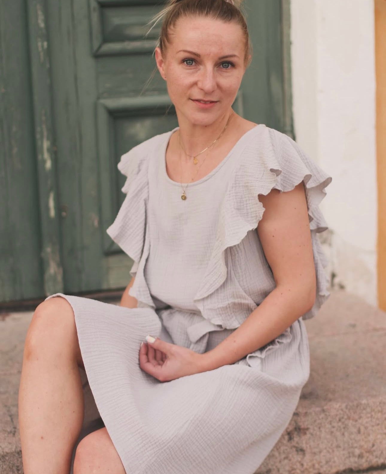 Mama Bird™ Atelier Nursing Dress  Premium imetysmekko | Luomu puuvilla