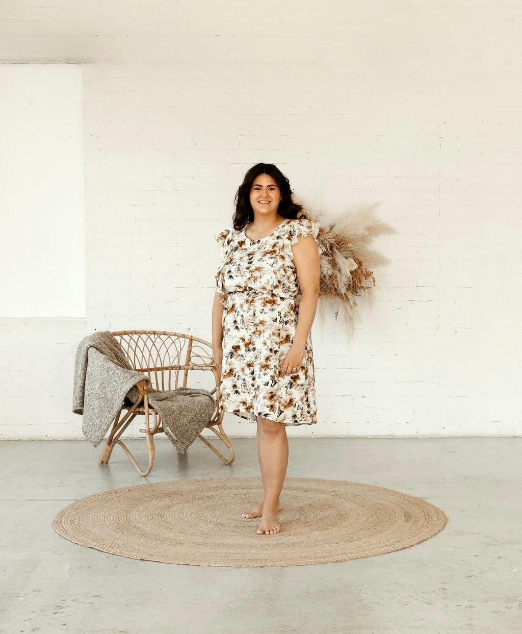 Mama Bird™ Atelier Nursing Dress  Premium imetysmekko | Luomu puuvilla