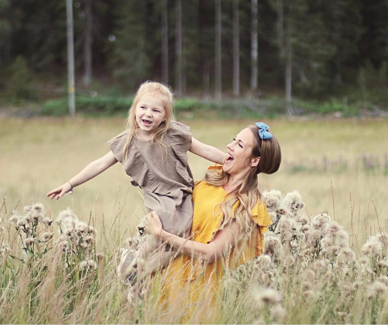 Ocean & Forest Collection – Siniset ja vihreät hiusrusetit