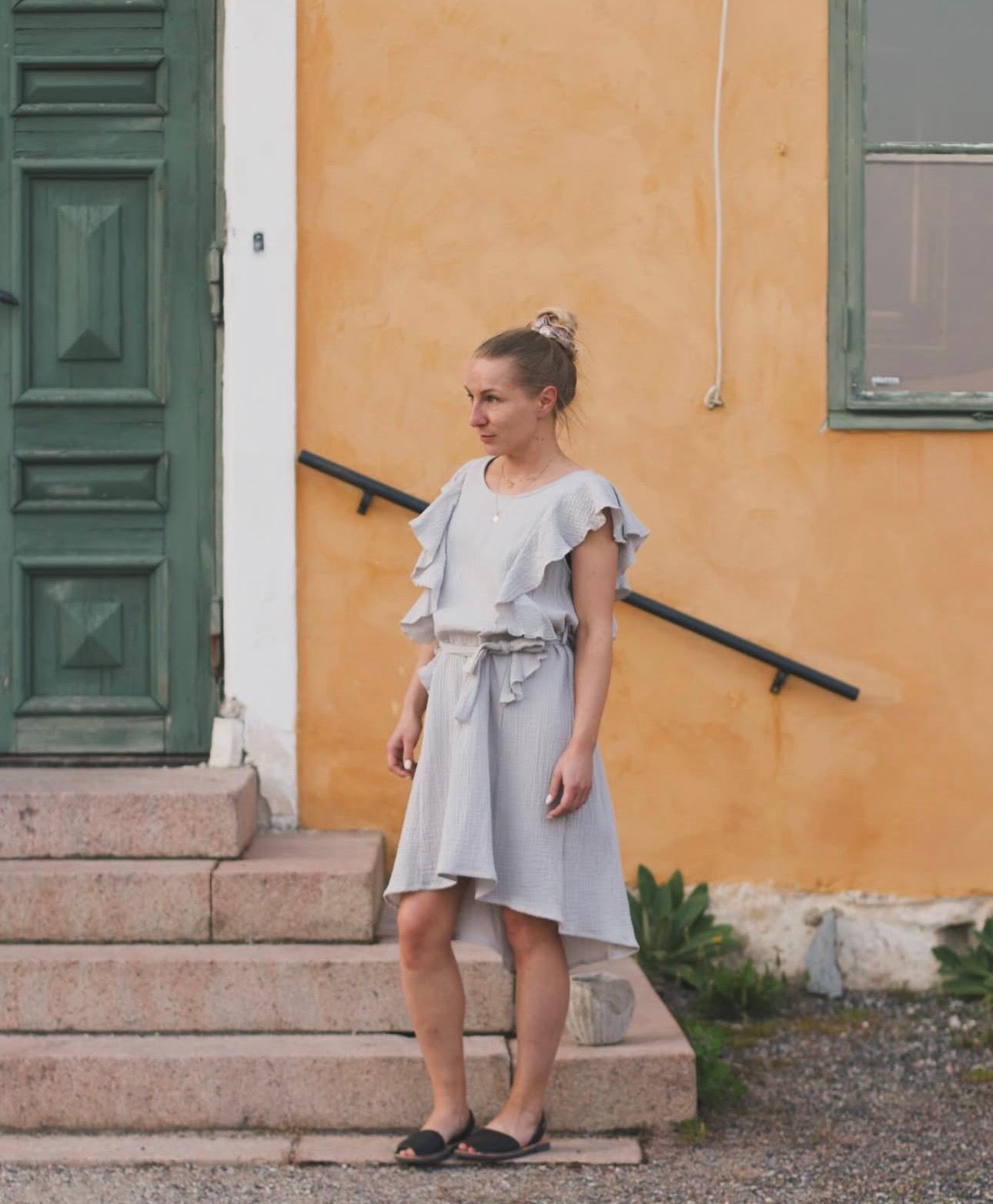 Mama Bird™ Atelier Nursing Dress  Premium imetysmekko | Luomu puuvilla