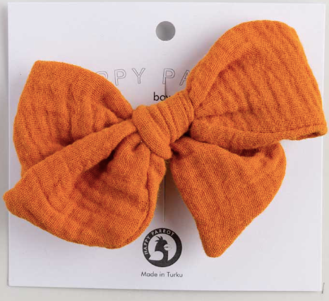Happy Parrot rusetti sävyssä burnt orange
