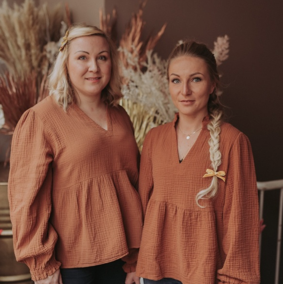 Mama Bird™ Muse Muslin Nursing Blouse  Boho-luksus imetyspaita | Cinnamon Clay