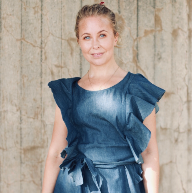 Mama Bird™ Atelier Nursing Dress  Premium imetysmekko | Luomu puuvilla