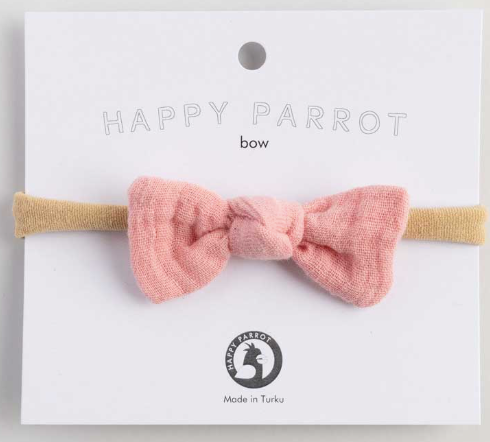 Happy Parrot Käsintehty Musliinipuuvillainen Hiusrusetti