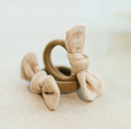 Linen & Ivory Collection – Beige- ja valkoiset hiusrusetit