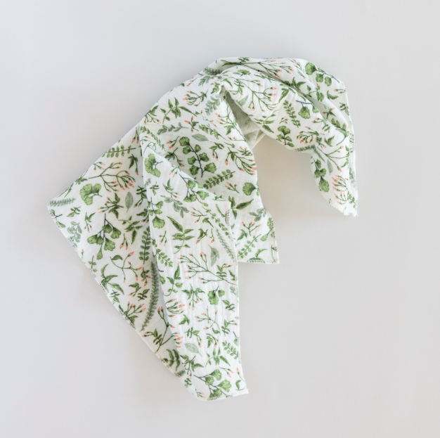 Kotimainen musliiniharso – 35 × 35 cm  | Happy Parrot
