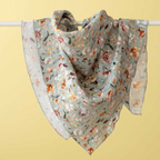 Kotimainen musliiniharso – 70 x 70 cm  | Happy Parrot