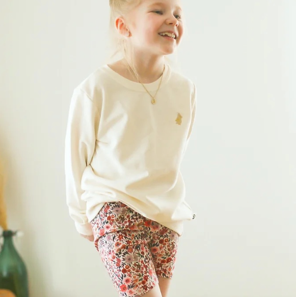 Happy Parrot Klassinen Collegepaita – Lasten Luomupuuvillainen Unisex Trikoopaita