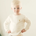 Happy Parrot Klassinen Collegepaita – Lasten Luomupuuvillainen Unisex Trikoopaita