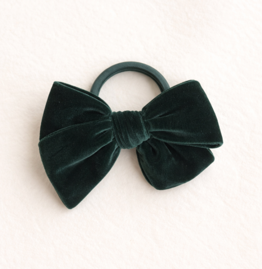 Happy Parrot Samettirusetti – Käsintehty Velvet Bow Hiusrusetti
